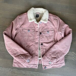 GAP Corduroy Sherpa-Lined Jacket